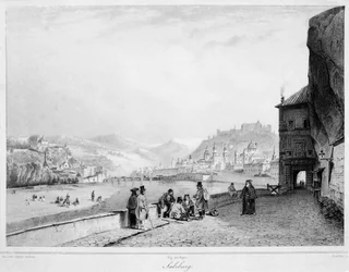 Salzbourg, gravé par Bayot et Cuvilier, 1840